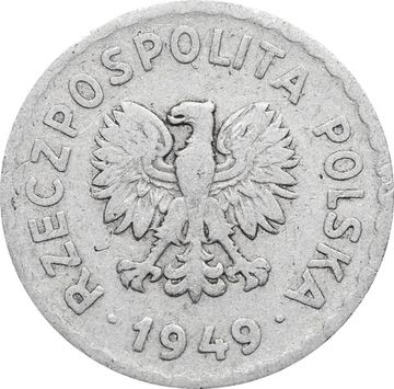 1 злотый 1949 Польша
