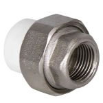 Муфта РР разб. 25*1/2" вн. серый (Tebo)