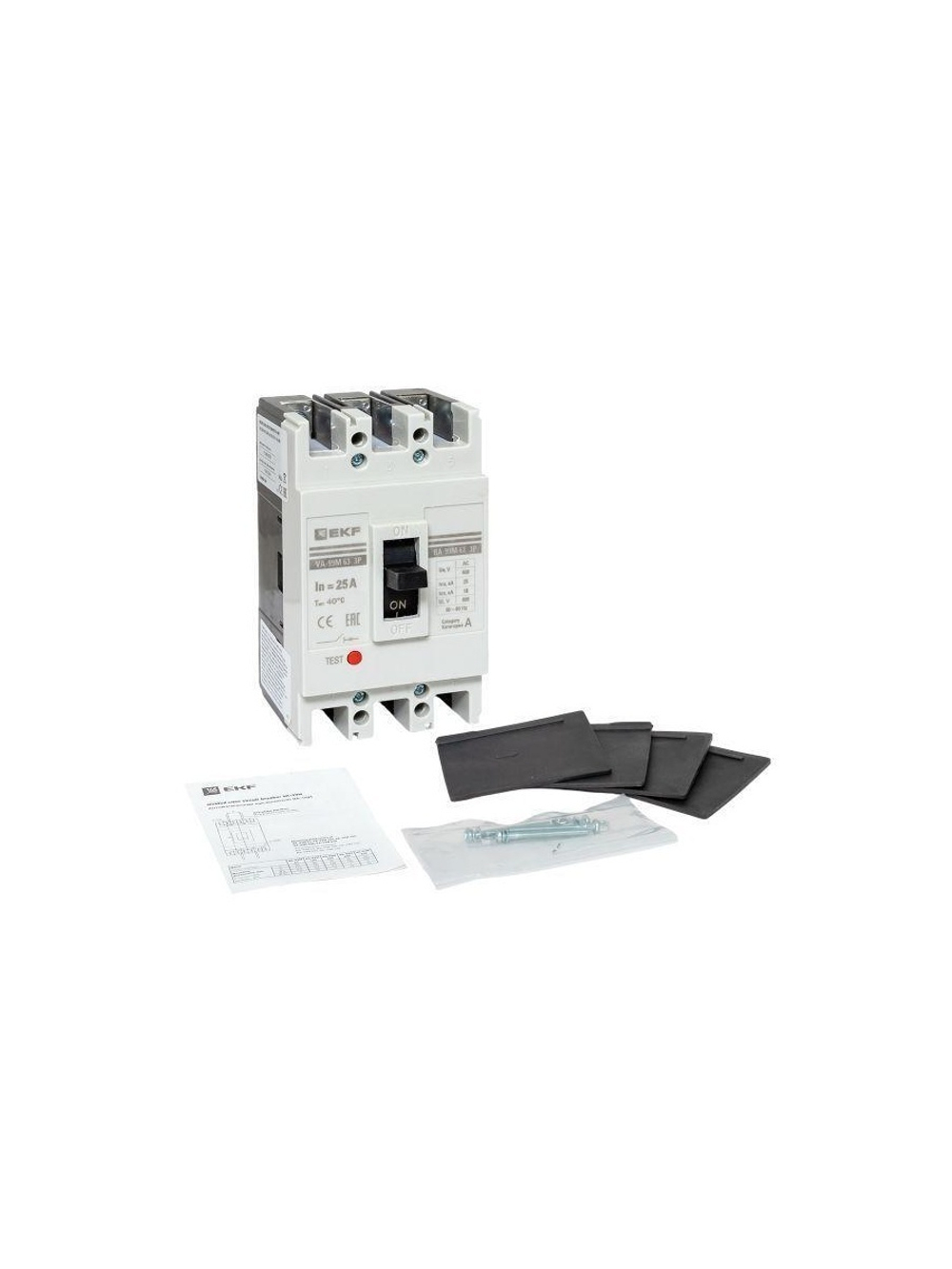 Выключатель автоматический 3п 63/25А 25кА ВА-99М PROxima EKF mccb99-63-25m