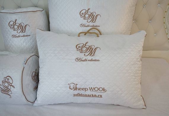 Подушка Wool овечья шерсть