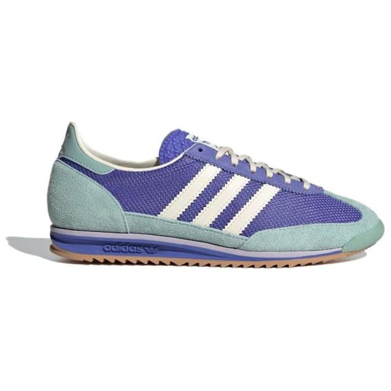 adidas originals SL 72 Беговые кроссовки Низкие Топ Полу-кобальтовый синий/Молочный белый/Туманный зеленый Женские