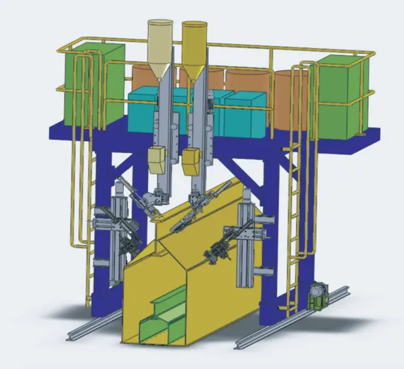 Портальная установка для сварки коробчатых балок, INTEGRAL