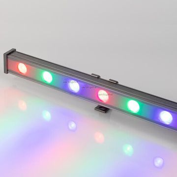 Линейный светодиодный прожектор 18W RGB 023623 серый Arlight