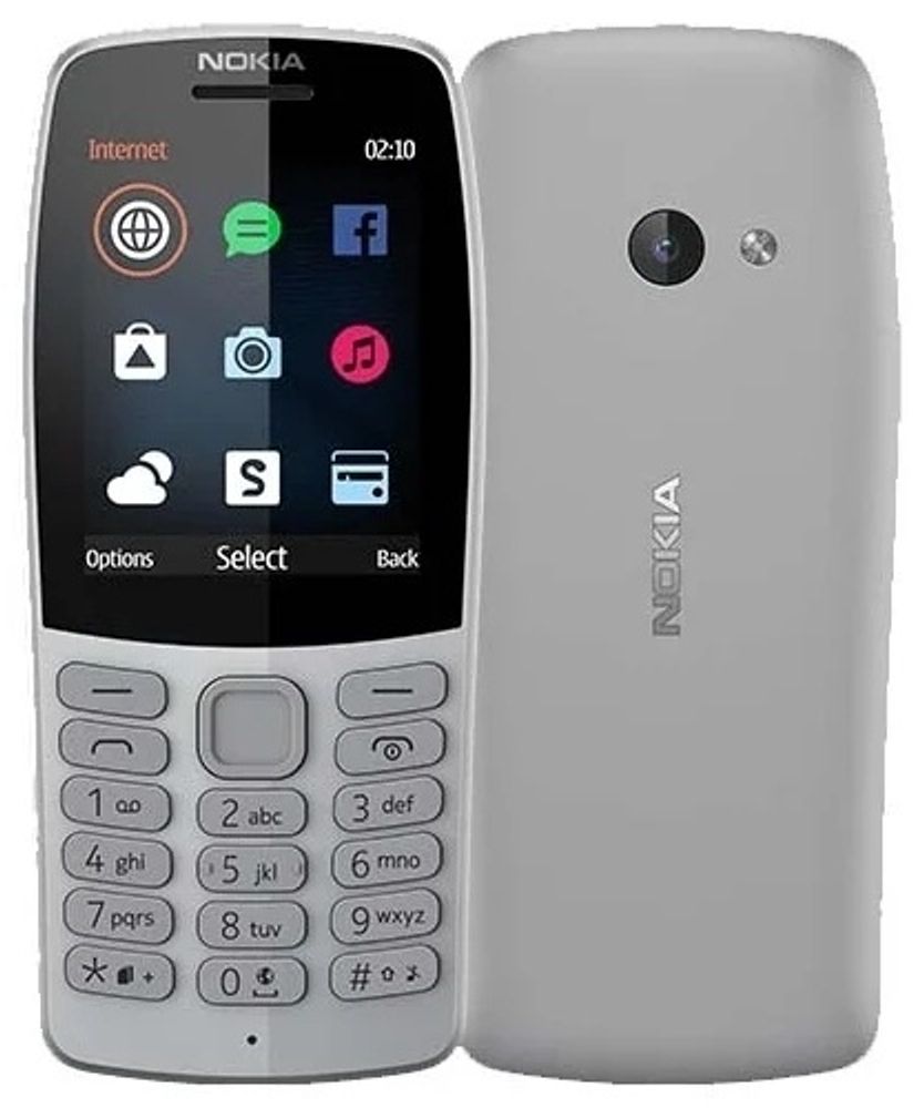 Мобильный телефон Nokia 210 серый