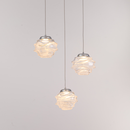 Подвесной светильник MD25030003-3A chrome/clear