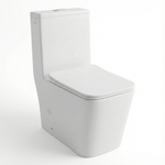 Унитаз-моноблок безободковый WAVE CALIPSO Tornado1.0,гор,ниж,2-кн.арм,сид.дюро,м/л,быстр,БЕЛЫЙглянец