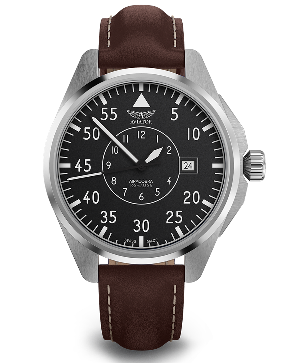 Чаcы механические AVIATOR AIRACOBRA 43 HERITAGE V.3.39.0.340.0 мужские