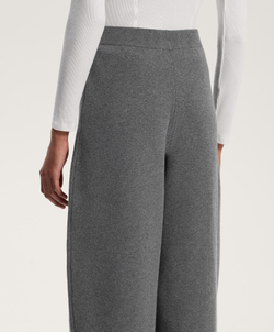 OYSHO Трикотажные брюки-кокон, темно-серый меланж