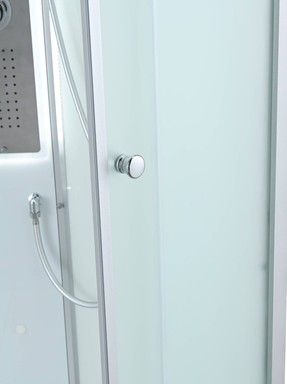 Душевая кабина AvaCan (АваКан) C3012R LED со средним поддоном, с ГМ, с электрикой и LED освещением, 120х80х215