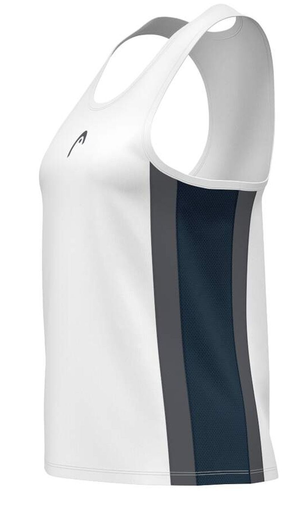 Женский топ теннисный Head Club 25 Tech Tank - navy/white