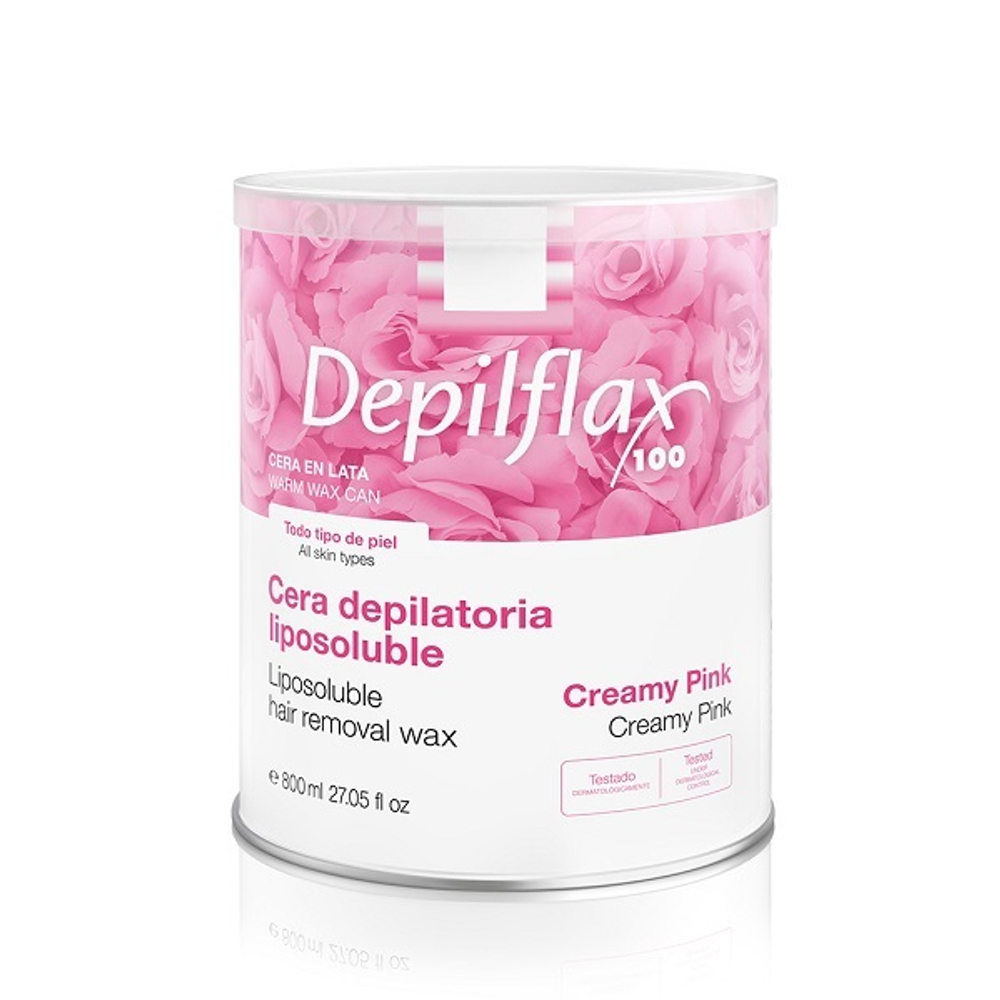 Воск теплый в банке Depilflax Розовый 800мл