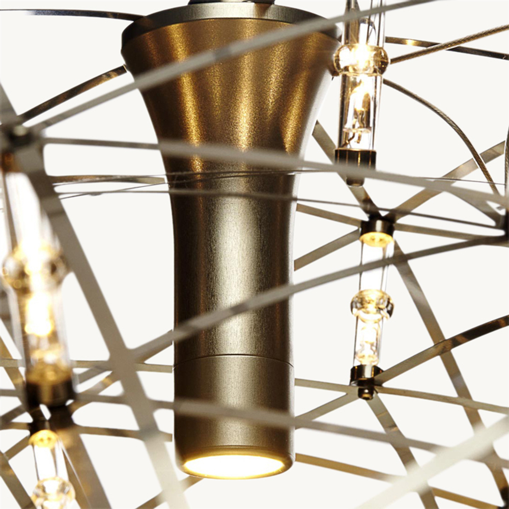 Pendant design lamp Raimond Zafu by Moooi (Gold,  D 75 cm)