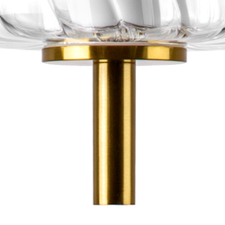 800013 Люстра BOTTO LED 6W 760LM ЛАТУНЬ/ПРОЗРАЧНЫЙ/БЕЛЫЙ 3000K