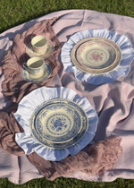 Тарелка мелкая Ø 20,7 см, цвет декора синий