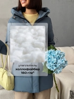 Куртка демисезонная удлиненная с капюшоном