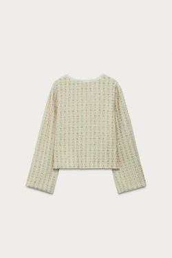 ZARA X MARISA BERENSON КАРДИГАН С КРУГЛЫМ ВЫРЕЗОМ, РАЗНОЦВЕТНЫЙ