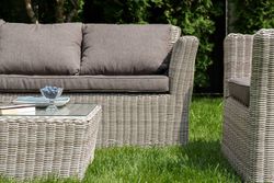 "Капучино" лаунж-зона из искусственного ротанга, цвет бежевый