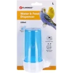 Поилка-кормушка, 220 мл/13 см, Flamingo