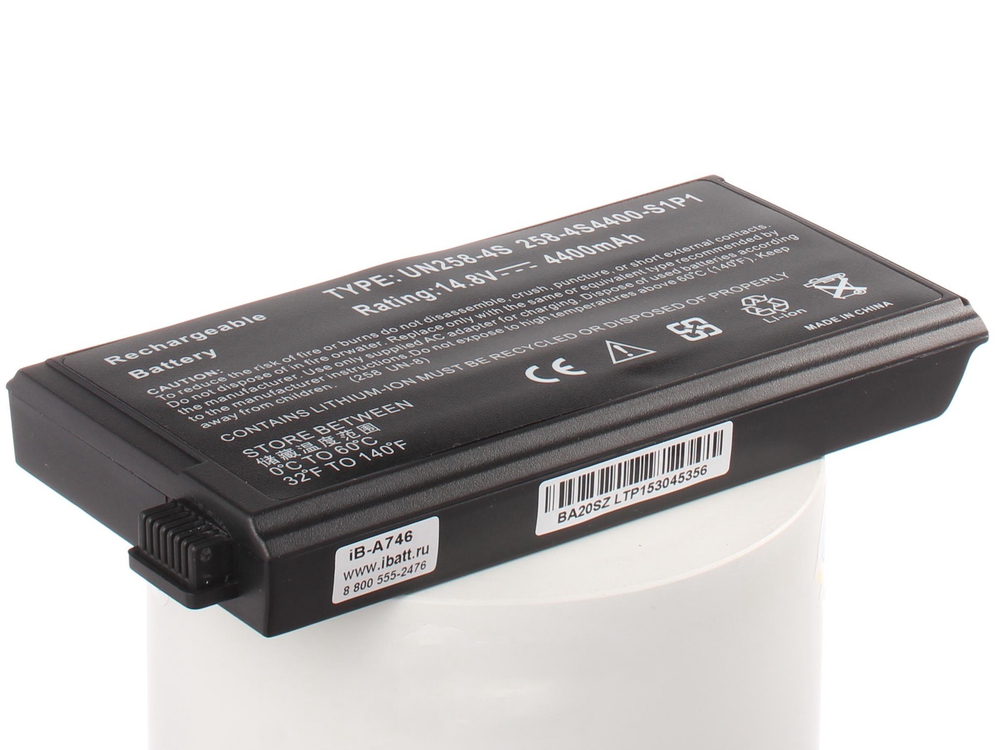 Аккумулятор iBatt 4400mAh, для Uniwill 258-4S4400-S1P1