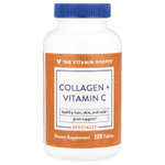 The Vitamin Shoppe, Коллаген + витамин C, 120 таблеток