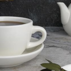 Чайная пара 300 мл белая d 10,5 см h6,8 см фарфор P.L. Proff Cuisine [4]