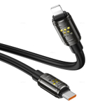 Кабель Type-C на Lightning 27W Hoco U143 (black) (Краснодар склад)
