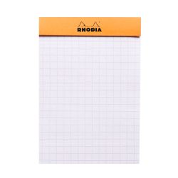 Блокнот Rhodia Basics №11 A7 в клетку 80 гр оранжевый (11200C) 2