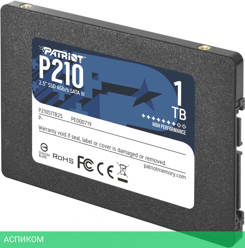 SSD диск Patriot P210S1TB25