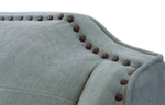 Диван ZW-432 трехместный рогожка бирюзовая цвет 20, 218*89*90см Garda Decor
