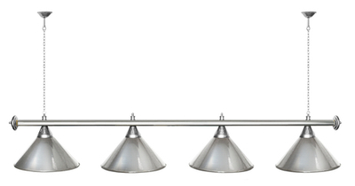 Лампа STARTBILLIARDS 4 пл. (плафоны золотые,штанга золотая,фурнитура золото)