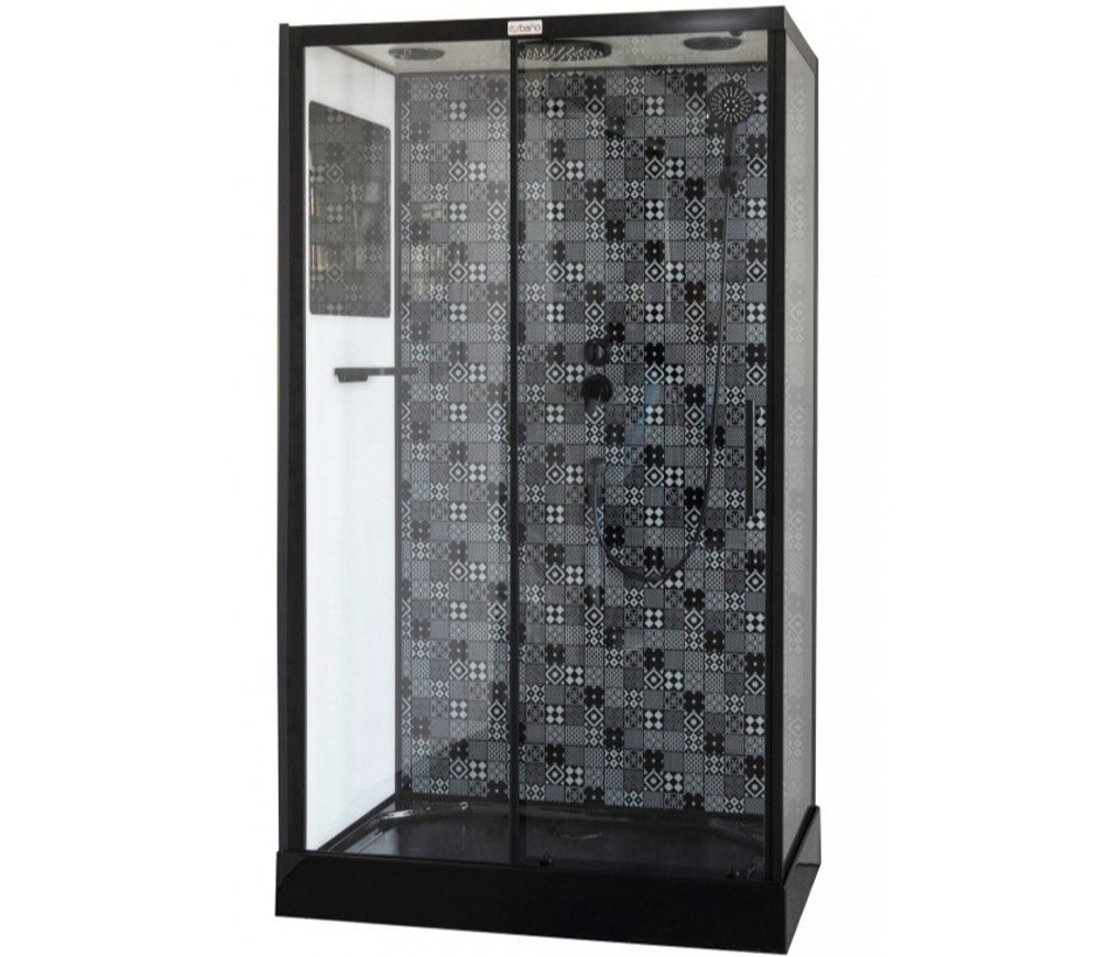 Душевая кабина Esbano (Эсбано) ESB-1180CKR, с низким поддоном, 110х80х210