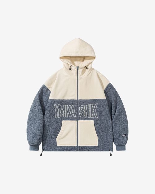 Худи Ymkashix Little Lamb Zip серо-синий/белый