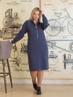 Платье 1368 темно-синий Novita (Акция)