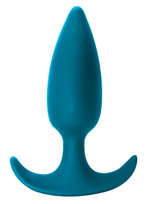 Бирюзовая анальная пробка Delight - 10,5 см.