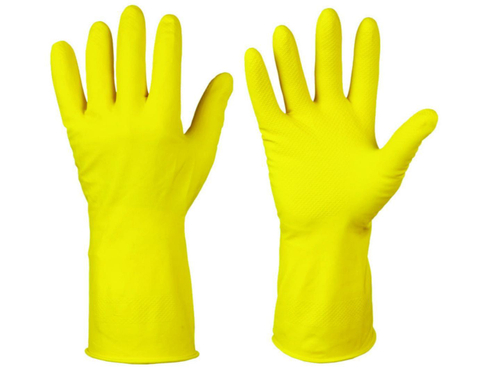 Перчатки резиновые хозяйственные размер XL (240шт/кор)