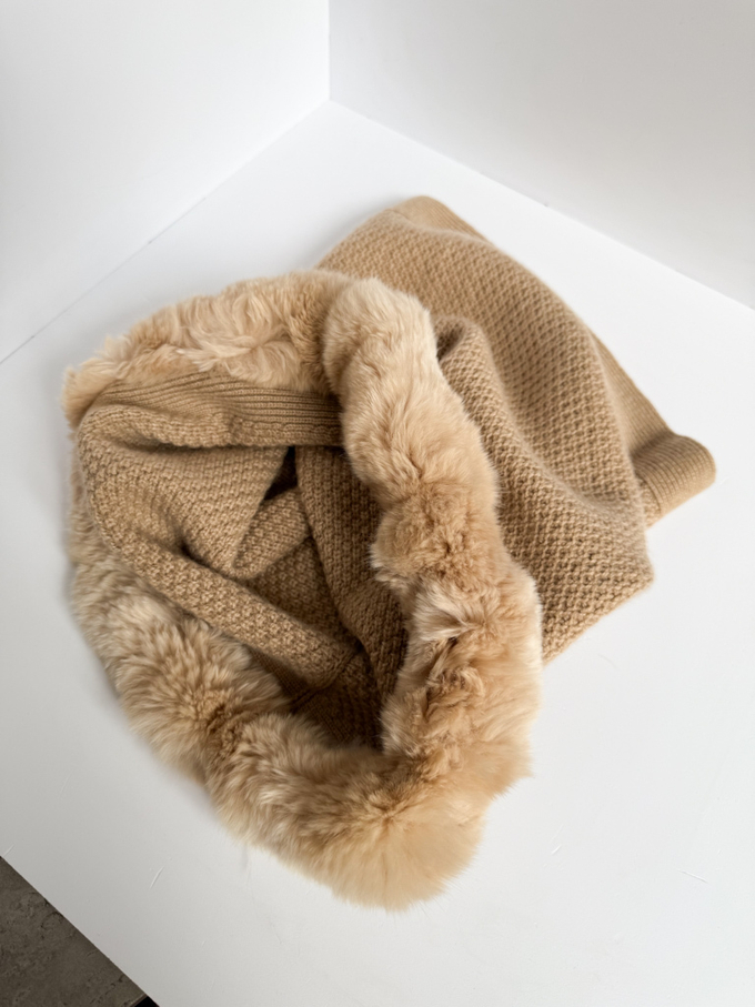 Кашемировый шарф-снуд Loro Piana, S