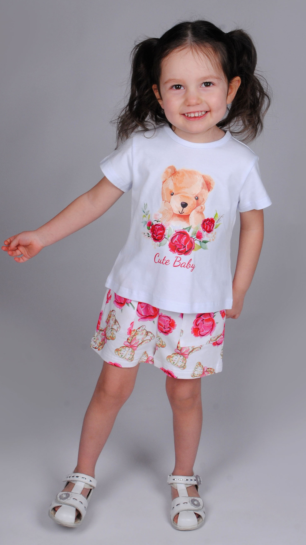Комплект трикотажный для девочки 0-2 лет Fleur de Vie