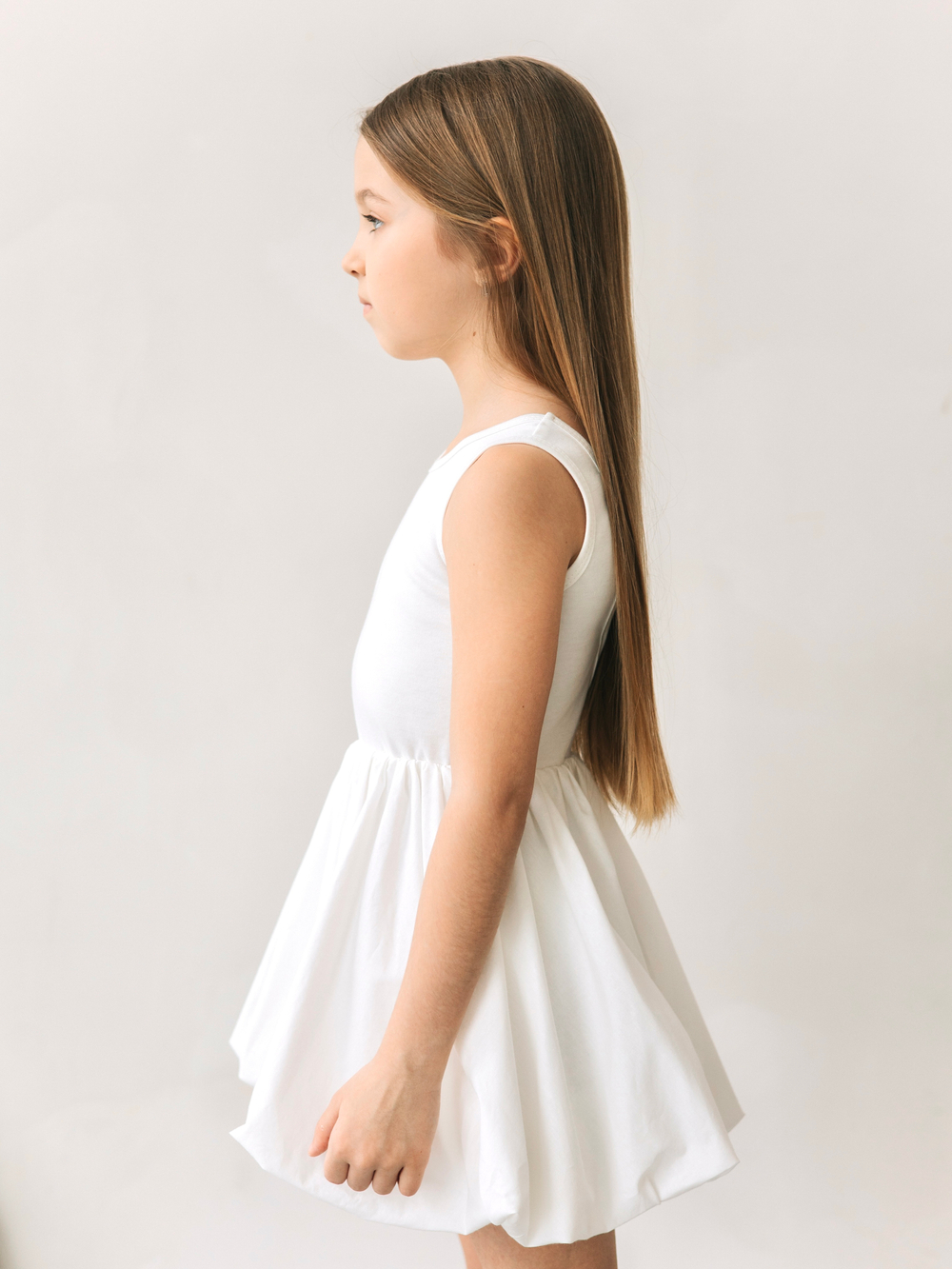 Платье-баллон, Молоко