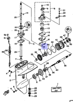 Подшипник 25x47x12 Yamah 9.9/15лс (оригинальный арт. 933060051900)