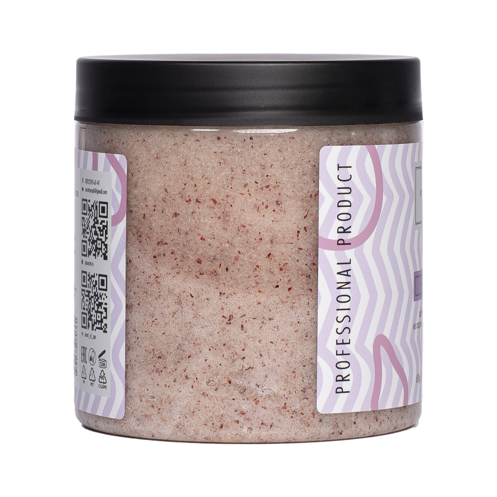 Скраб на сахарно-солевой основе «Ежевика и мимоза» (Amora) SECRET OF SPA 650 г