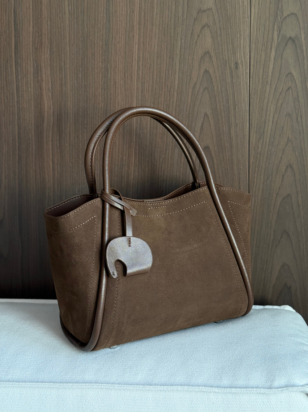 Сумка из натуральной замши