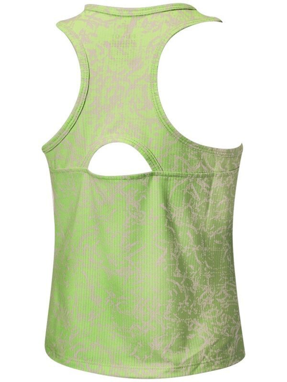 Футболка для девочки теннисная Nike Court Dri-Fit Victory Tank Printed G - lime glow/black