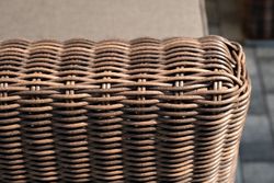 "Капучино Сингл" лаунж-зона из искусственного ротанга, цвет коричневый