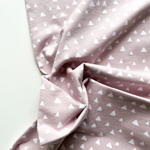 Фланель Треугольники на розовом фоне