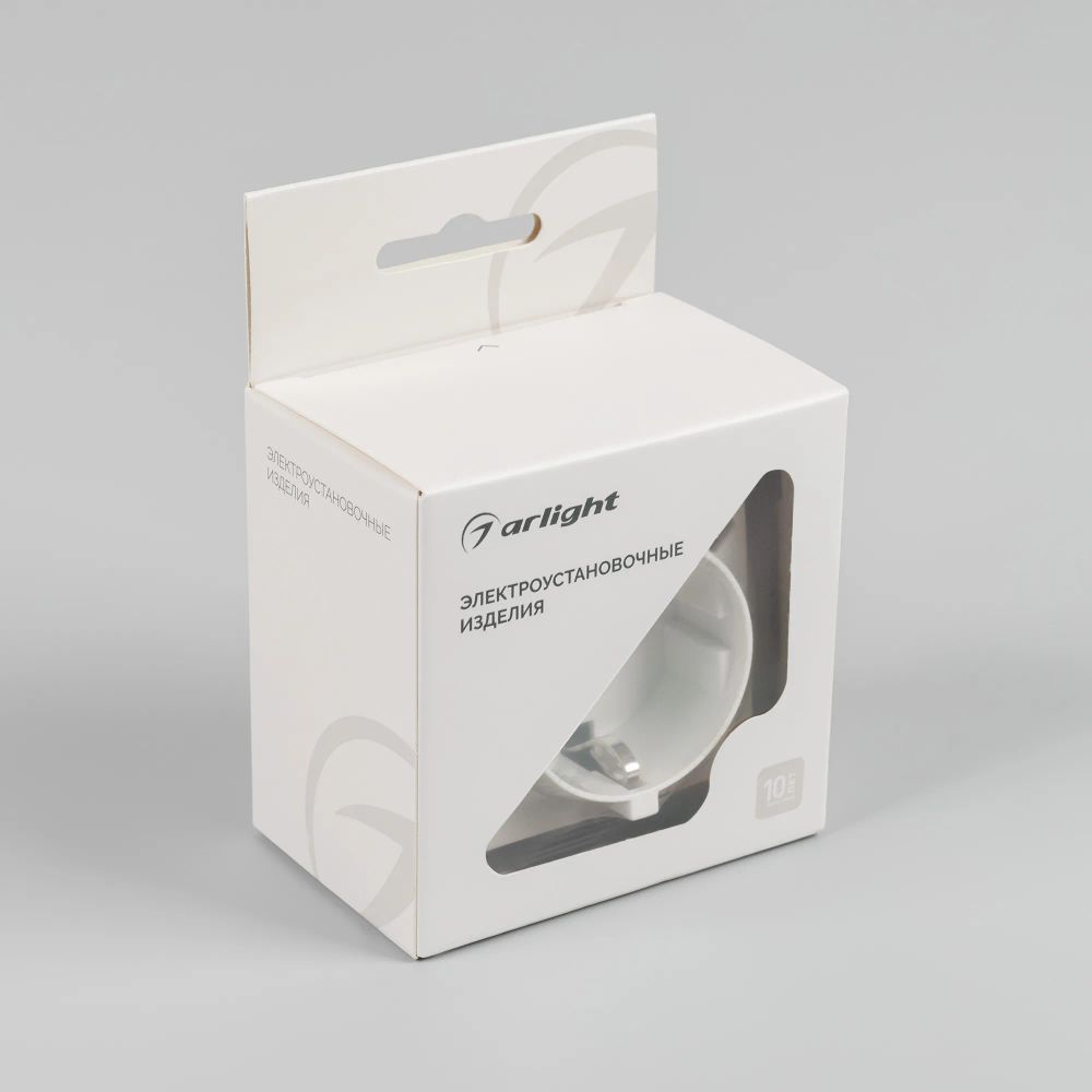 Механизм электрической розетки SCT-MEU1-PL-WH-V (250V, 16A) (Arlight, -) 049814