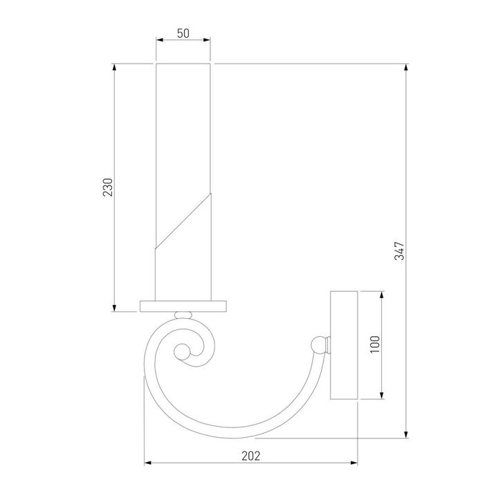 Бра Eurosvet Banci 60117/1 никель