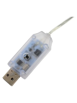 Гирлянда дождь 3x3м, с креплением, 8 режим, USB, пульт