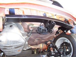 Фаркоп оцинкованный Galia F092A для FIAT Idea 2004-2012, Lancia Musa 2004-2012(паспорт и сертификат в комплекте)(без электрики)