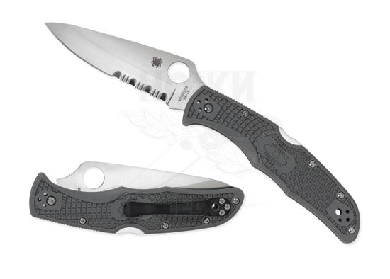 Складной нож Spyderco Endura C10PSFG c клинком из стали VG-10, рукоять FRN