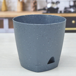 Горшок цветочный Amsterdam 1,35л D140мм, тёмный камень